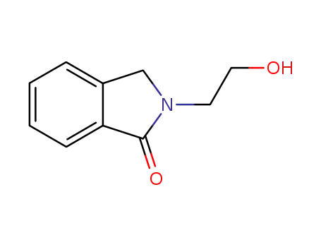 Molecular Structure of 5334-06-5 (2,3-dihydro-2-(2-hydroxyethyl)-1H-Isoindol-1-one)
