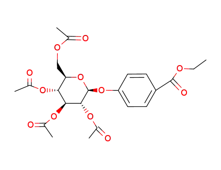 methyl 4-((2S,3R,4S,5R,6R)-3,4,5-triacetoxy-6-(acetoxymethyl)tetrahydro-2H-pyran-2-yloxy)benzoate