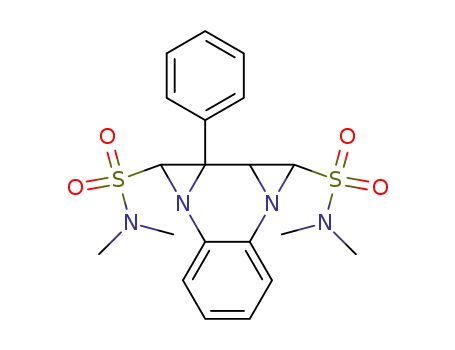 1,2-bis(N,N-dimethylsulfamoyl)-1,1a,1b,2-tetrahydro-1a-phenylbisazirino<1,2-a:2',1'-c>quinoxaline