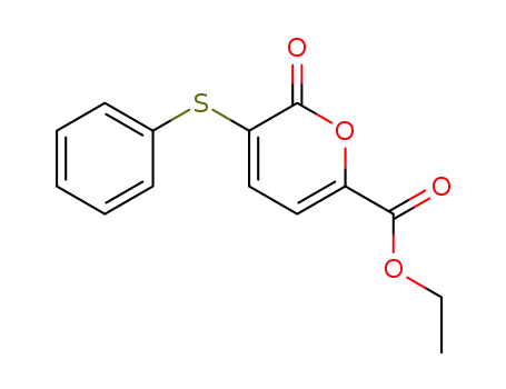6-Oxo-5-phenylsulfanyl-6H-pyran-2-carboxylic acid ethyl ester