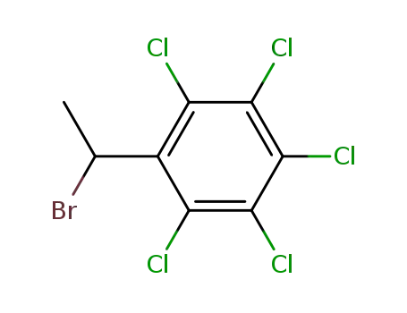 (1-bromo-ethyl)-pentachloro-benzene