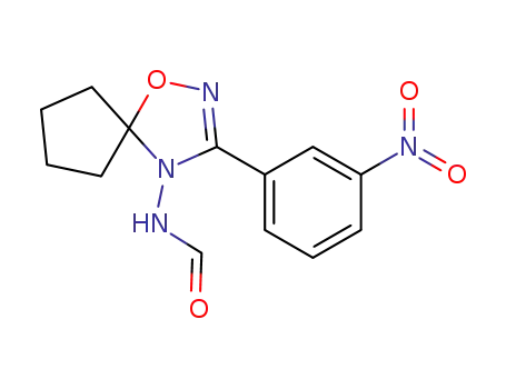 N-[3-(3-Nitro-phenyl)-1-oxa-2,4-diaza-spiro[4.4]non-2-en-4-yl]-formamide