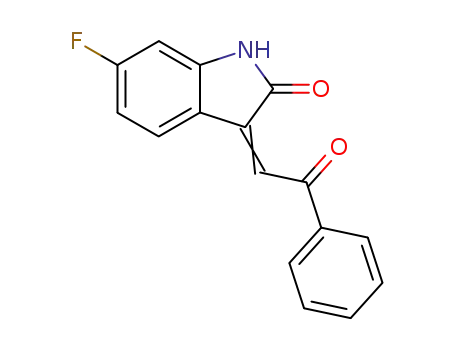 2H-Indol-2-one, 6-fluoro-1,3-dihydro-3-(2-oxo-2-phenylethylidene)-