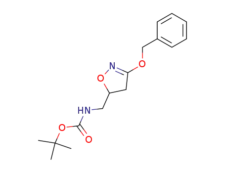 (3-Benzyloxy-4,5-dihydro-isoxazol-5-ylmethyl)-carbamic acid tert-butyl ester
