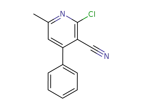 3-Pyridinecarbonitrile, 2-chloro-6-methyl-4-phenyl-