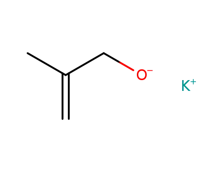 Molecular Structure of 84987-76-8 (2-Propen-1-ol, 2-methyl-, potassium salt)