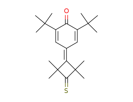 2,6-di-tert-butyl-4-(2,2,4,4-tetramethyl-3-thioxocyclobutylidene)cyclohexa-2,5-dienone