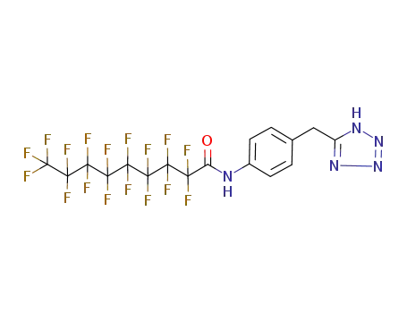 Nonanamide,
2,2,3,3,4,4,5,5,6,6,7,7,8,8,9,9,9-heptadecafluoro-N-[4-(1H-tetrazol-5-yl
methyl)phenyl]-