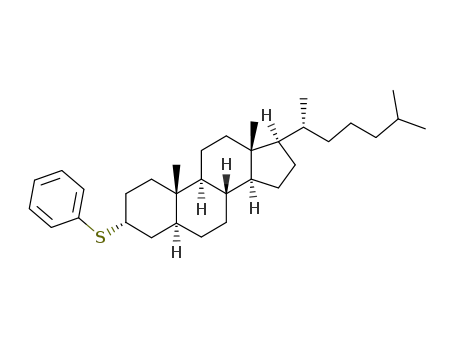 Molecular Structure of 17150-07-1 (3α-(phenylthio)cholestane)