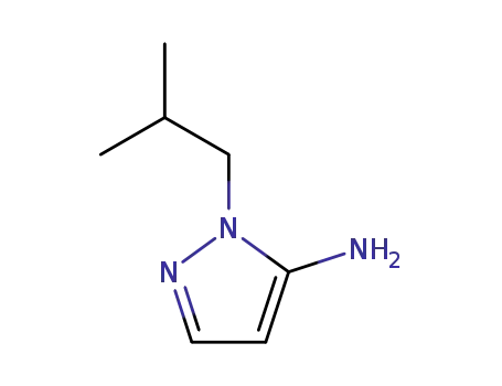 Molecular Structure of 3524-18-3 (1-ISOBUTYL-1H-PYRAZOL-5-AMINE)