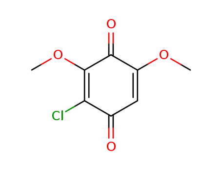 Molecular Structure of 24605-25-2 (2-chloro-3,5-dimethoxycyclohexa-2,5-diene-1,4-dione)
