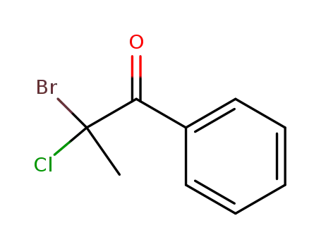 1-Propanone, 2-bromo-2-chloro-1-phenyl-