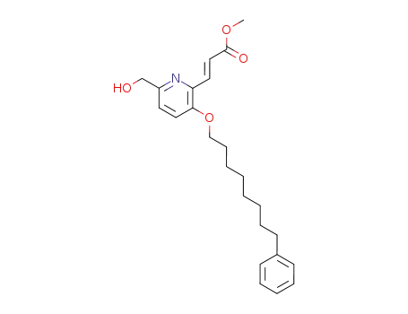 (E)-3-[6-Hydroxymethyl-3-(8-phenyl-octyloxy)-pyridin-2-yl]-acrylic acid methyl ester