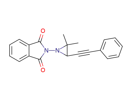 2-(2,2-Dimethyl-3-phenylethynyl-aziridin-1-yl)-isoindole-1,3-dione