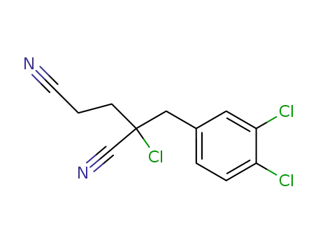 Pentanedinitrile, 2-chloro-2-[(3,4-dichlorophenyl)methyl]-
