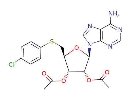 2',3'-Di-O-acetyl-5'-S-(4-chlorophenyl)-5'-thioadenosine