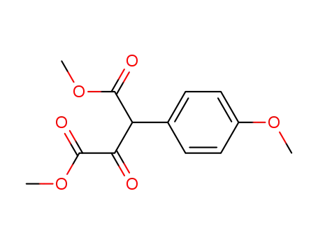 Molecular Structure of 68781-79-3 (2-(4-Methoxy-phenyl)-3-oxo-succinic acid dimethyl ester)
