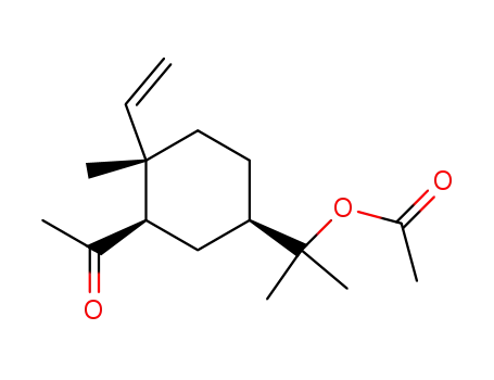 Acetic acid 1-((1R,3R,4S)-3-acetyl-4-methyl-4-vinyl-cyclohexyl)-1-methyl-ethyl ester