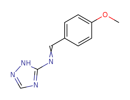 1H-1,2,4-Triazol-3-amine, N-[(4-methoxyphenyl)methylene]-
