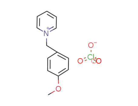 Molecular Structure of 77984-74-8 (Pyridinium, 1-[(4-methoxyphenyl)methyl]-, perchlorate)