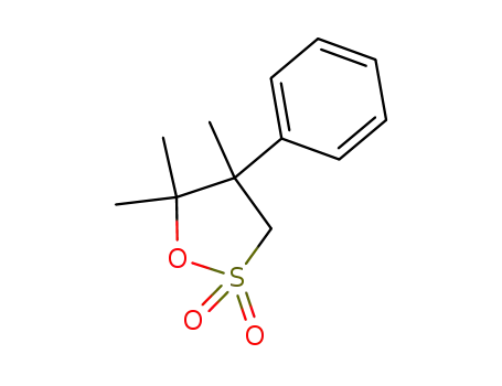 4,5,5-Trimethyl-4-phenyloxathiolane 2,2-dioxide