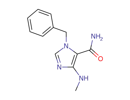 1H-Imidazole-5-carboxamide, 4-(methylamino)-1-(phenylmethyl)-