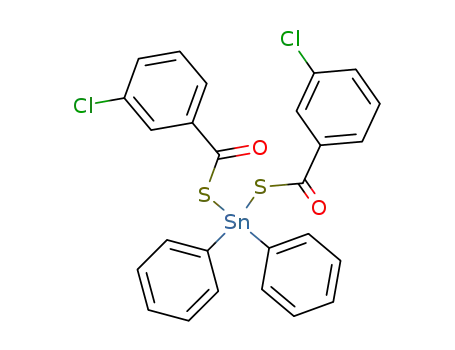 Bis[(3-chlorobenzoyl)sulfanyl](diphenyl)stannane