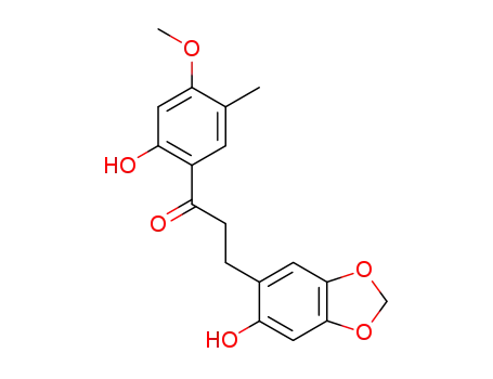 3-(6-Hydroxy-benzo[1,3]dioxol-5-yl)-1-(2-hydroxy-4-methoxy-5-methyl-phenyl)-propan-1-one