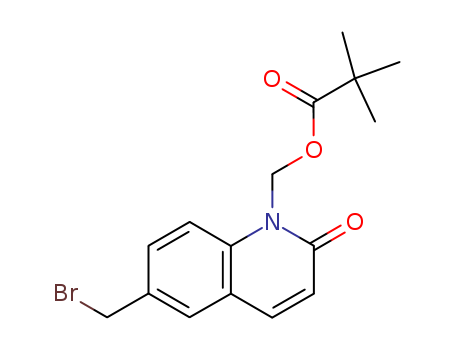 Propanoic acid, 2,2-dimethyl-,  [6-(bromomethyl)-2-oxo-1(2H)-quinolinyl]methyl ester