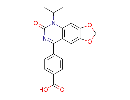 4-(5-Isopropyl-6-oxo-5,6-dihydro-[1,3]dioxolo[4,5-g]quinazolin-8-yl)-benzoic acid
