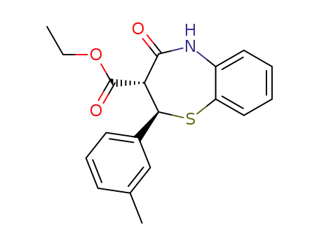 (2R,3S)-4-Oxo-2-m-tolyl-2,3,4,5-tetrahydro-benzo[b][1,4]thiazepine-3-carboxylic acid ethyl ester