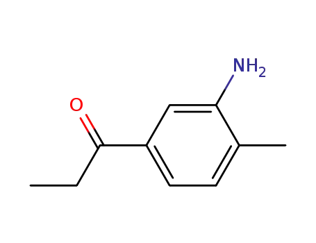 Molecular Structure of 103028-85-9 (1-Propanone, 1-(3-amino-4-methylphenyl)-)