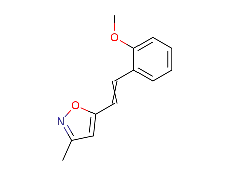 Isoxazole, 5-[2-(2-methoxyphenyl)ethenyl]-3-methyl-, (E)-