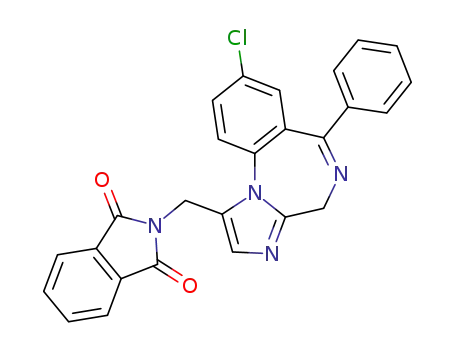 N-<<8-chloro-6-phenyl-4H-imidazo<1,2-a><1,4>benzodiazepin-1-yl>methyl>phthalimide
