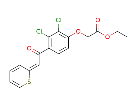 Acetic acid, [2,3-dichloro-4-(2H-thiopyran-2-ylideneacetyl)phenoxy]-,
ethyl ester