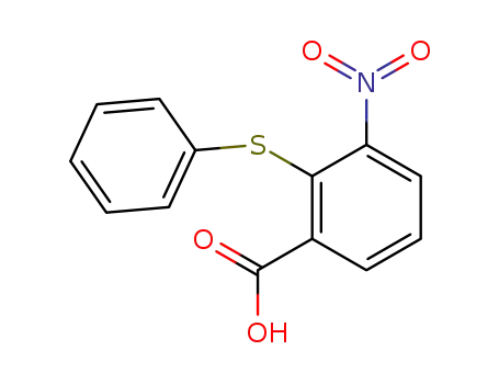 Molecular Structure of 13421-12-0 (3-Nitro-2-phenylsulfanyl-benzoic acid)