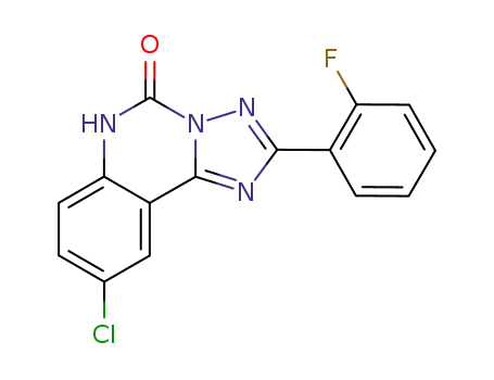 [1,2,4]Triazolo[1,5-c]quinazolin-5(6H)-one, 9-chloro-2-(2-fluorophenyl)-