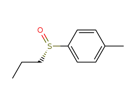 Molecular Structure of 129016-19-9 (Benzene, 1-methyl-4-(propylsulfinyl)-, (S)-)