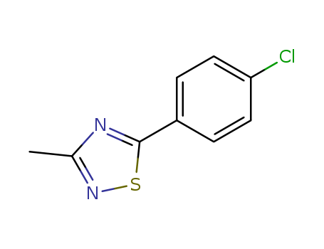 5-(4-Chlorophenyl)-3-methyl-1,2,4-thiadiazole 95%