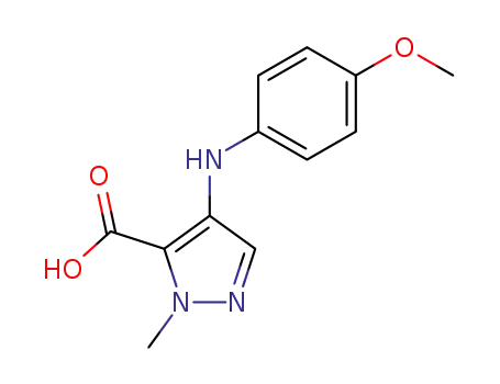 1H-Pyrazole-5-carboxylic acid, 4-[(4-methoxyphenyl)amino]-1-methyl-
