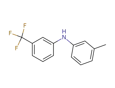 Molecular Structure of 80814-74-0 (Benzenamine, N-(3-methylphenyl)-3-(trifluoromethyl)-)