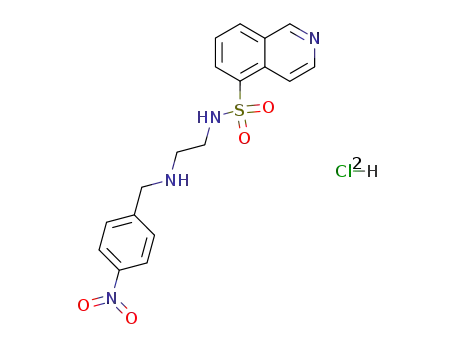 N-<2-<(p-nitrobenzyl)amino>ethyl>-5-isoquinolinesulfonamide dihydrochloride