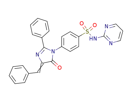 4‐(4‐benzylidene‐5‐oxo‐2‐phenyl‐4,5‐dihydroimidazol‐1‐yl)‐N‐(pyrimidin‐2‐yl)benzenesulfonamide