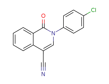 2-(4-Chloro-phenyl)-1-oxo-1,2-dihydro-isoquinoline-4-carbonitrile