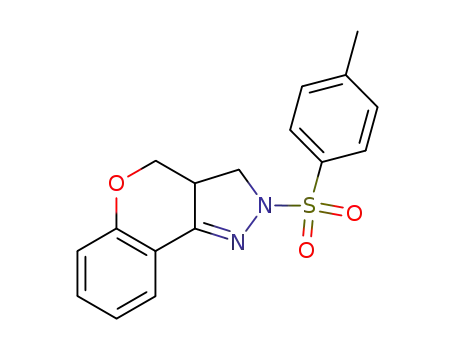 2,3,3a,4-tetrahydro-2-p-tolylsulfonyl<1>benzopyrano<4,3-c>-pyrazole