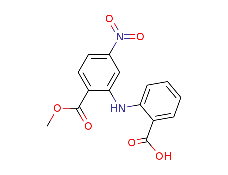 Benzoic acid, 2-[(2-carboxyphenyl)amino]-4-nitro-, 1-methyl ester