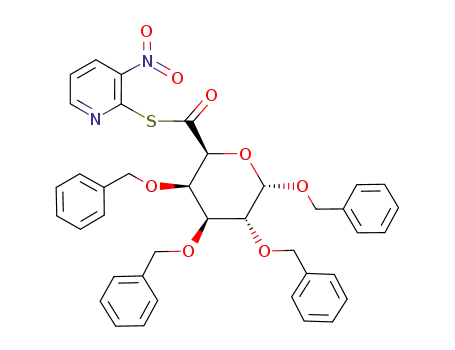 3-nitropyridyl-2-(benzyl 2,3,4-tri-O-benzyl-α-D-galactopyranosid)thiouronate