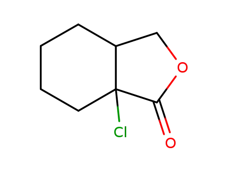 1(3H)-Isobenzofuranone, 7a-chlorohexahydro-, trans-