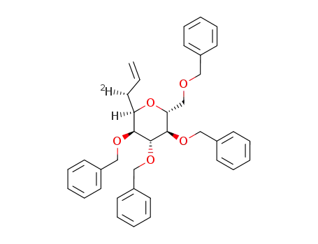 1-(2,3,4,6-O-tetrabenzyl-α-D-glucopyranosyl)-1(R)-deuterio-2-propene