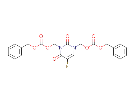 1,3-bis-(benzyloxycarbonyloxymethyl)-5-fluorouracil